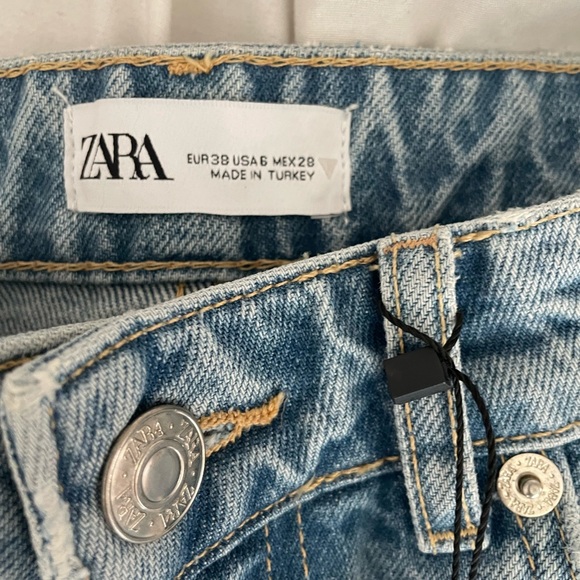 NWT Zara jeans Sz 6 - Picture 2 of 9
